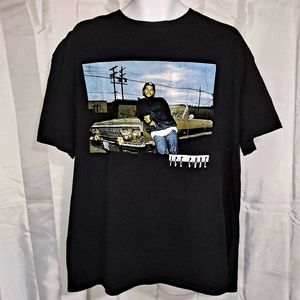 Ice Cube T-shirt Adult 2XL Black Short Sleeve Crew Neck Hip Hop Rap Music Unisex